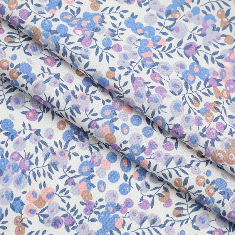 Custom Printing Plain 100% Cotton Poplin Digital Printed Cotton Fabric Stock Printed Cotton Poplin Fabric for garment