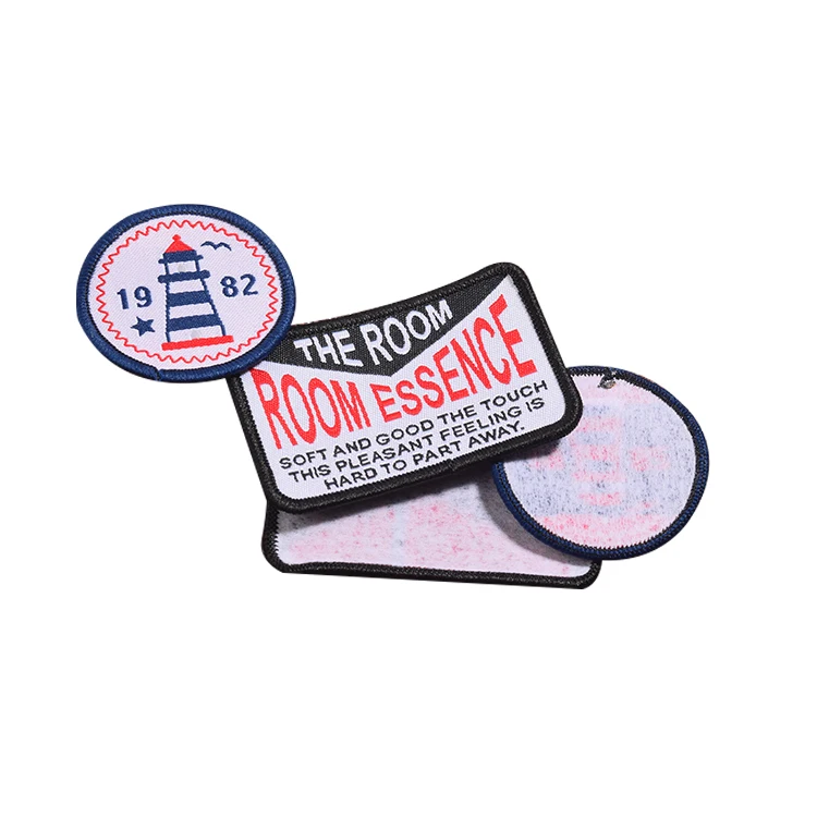 Wholesale Custom Tags High Quality Special Clothing Main Label Garment Damask Satin Fabric Woven Labels For Hats T-Shirt