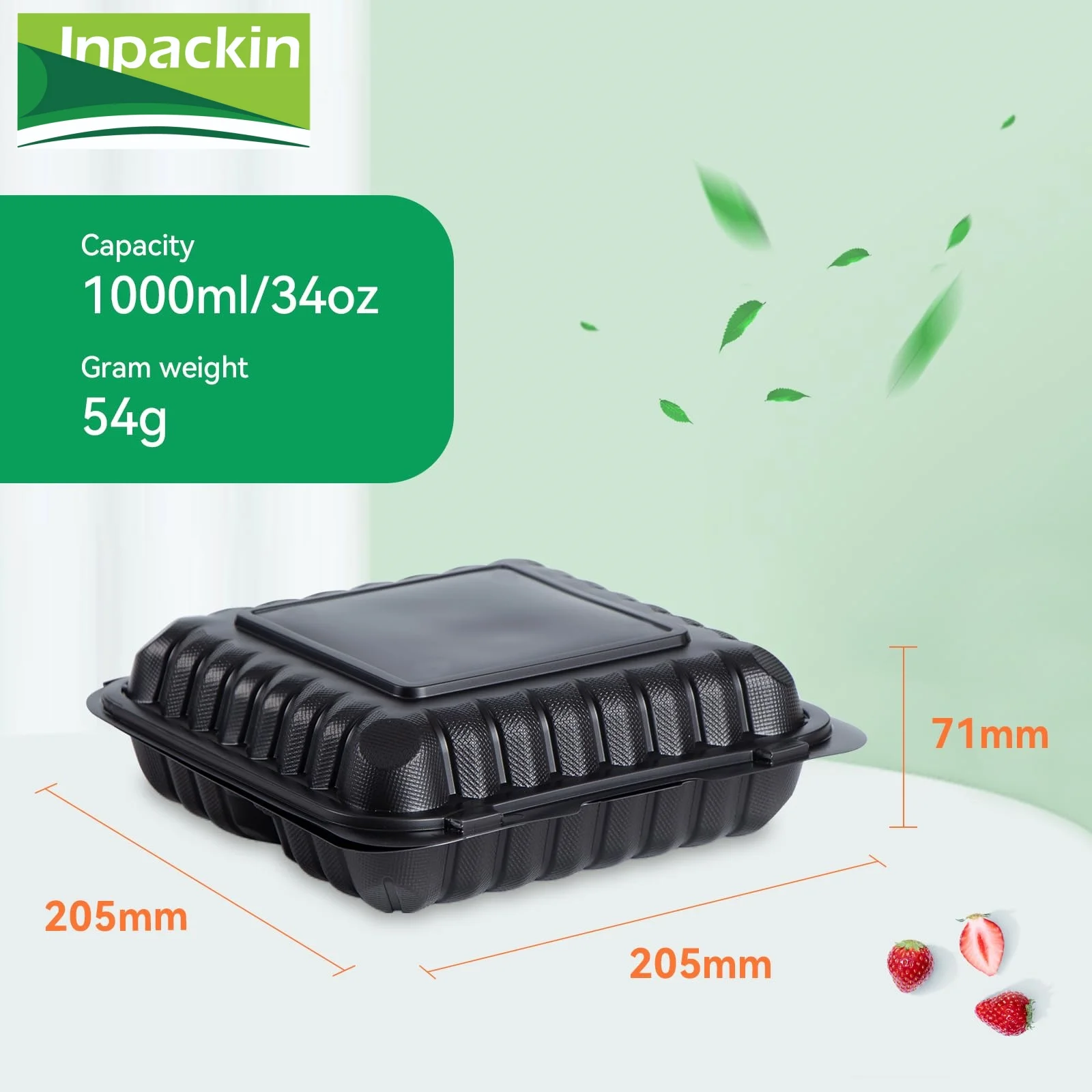 Leakproof Stackable Food Grade Takeaway Box Pp 1 2 3 4 5 Compartment Microwavable Plastic Food Container