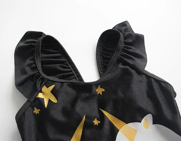 Милый детский купальник принцессы для маленьких девочек с единорогом купальный костюм Пляжная одежда