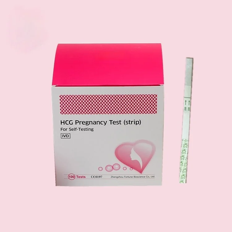 
IVD High Quality Early One Step Urine HCG Pregnancy Test Strips diagnos pregnancy test strips 