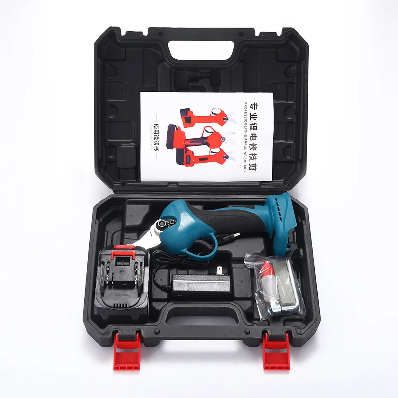 21V 25mm Handheld Cordless Electric Pruning Shears Power Tree Branch Pruner & Secateurs with Cutting Diameter Clipper