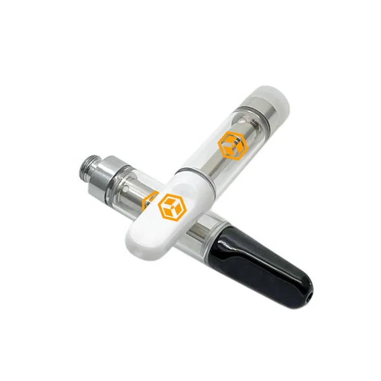 Custom logo 510 thread Thick oil cartridgel 2.0mm oil hole 1ml cbd oil cartridge disposable