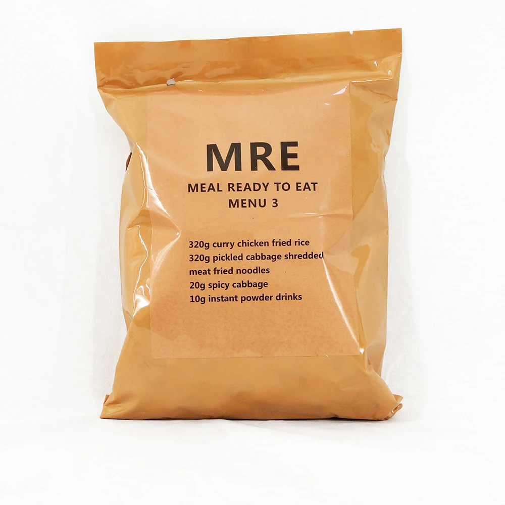 Пищевая продукция для выживания в армейском стиле