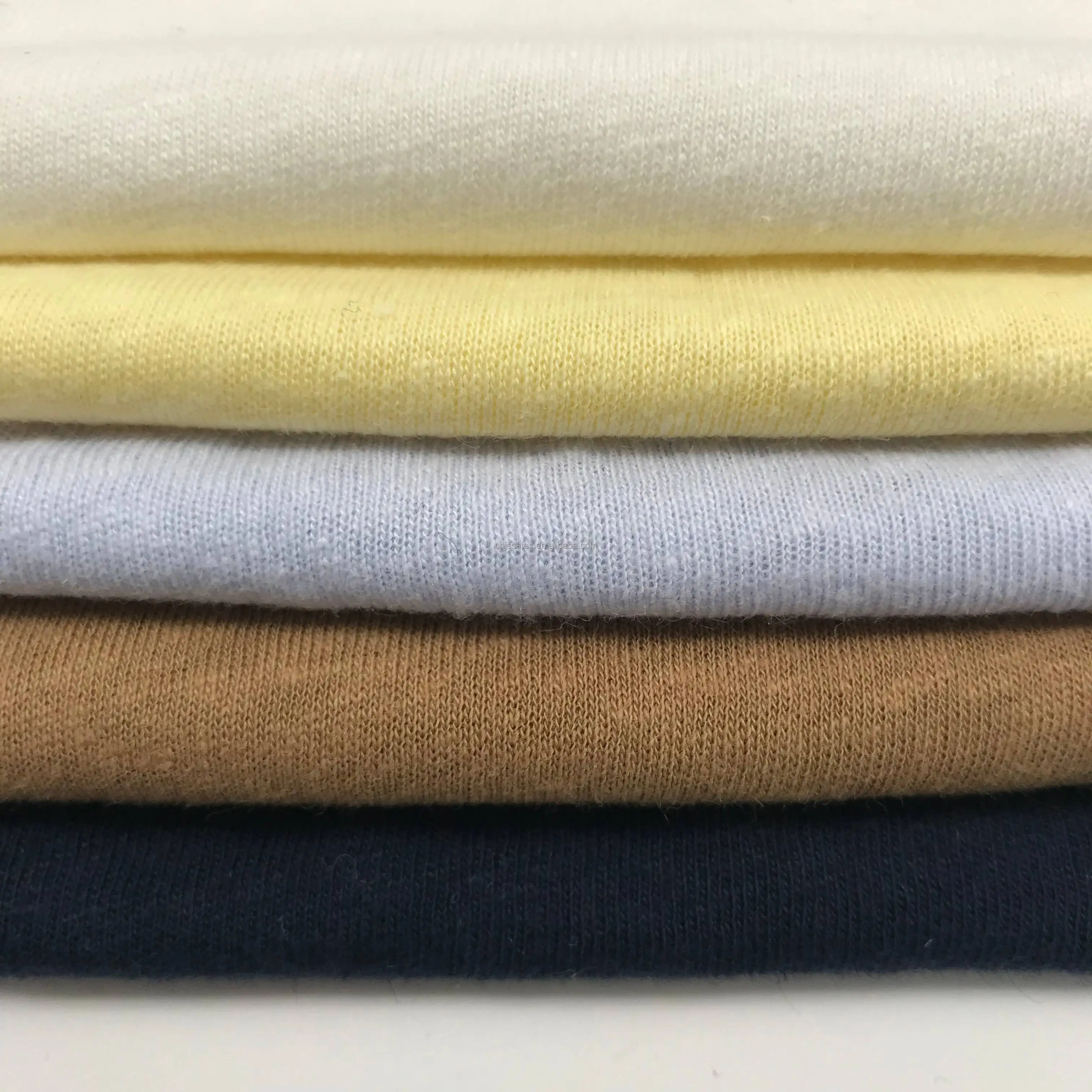 JECA FARISA/N510-YJ GOTS ORGANIC  LINEN COTTON  KNIT FABRIC ,  EUROPEAN FLAX, WHOLESALE  GOTS CERTIFIED,SUSTANIBLE, ECO FRIENDLY