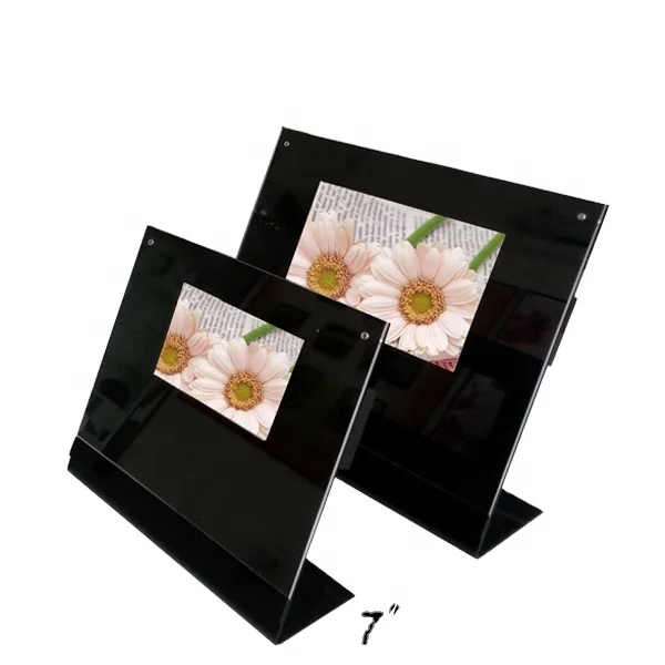 XJH Indoor Plug and Play 4.3/5/7/10.1inch Screen Digital Video LCD Acrylic Advertising Player