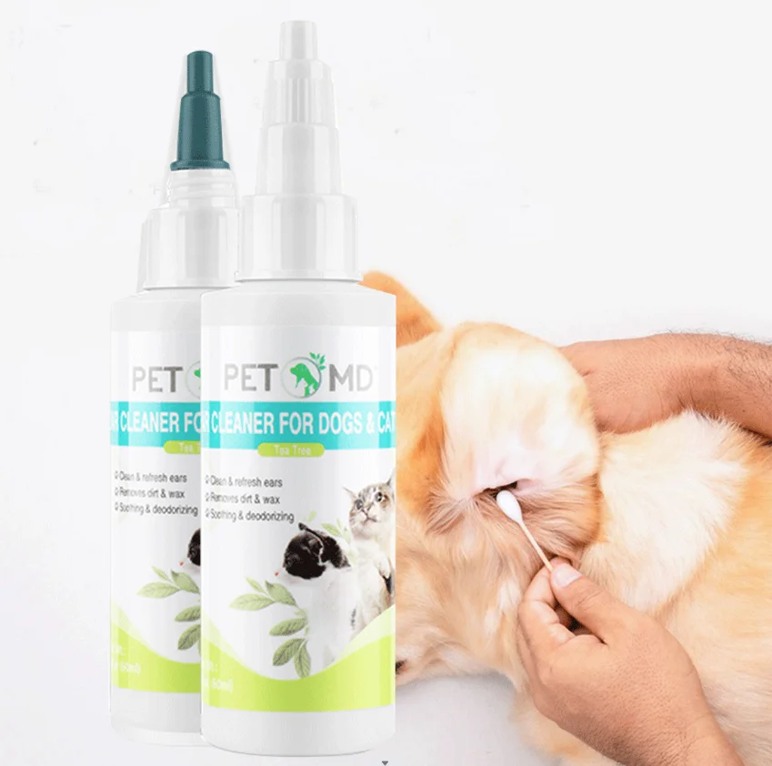 Dog ear Cleaner cleanser Liquid 150ml Petsmile Cleaning Products Ear Cleaner Cleaning Drops Without Smell Liquid