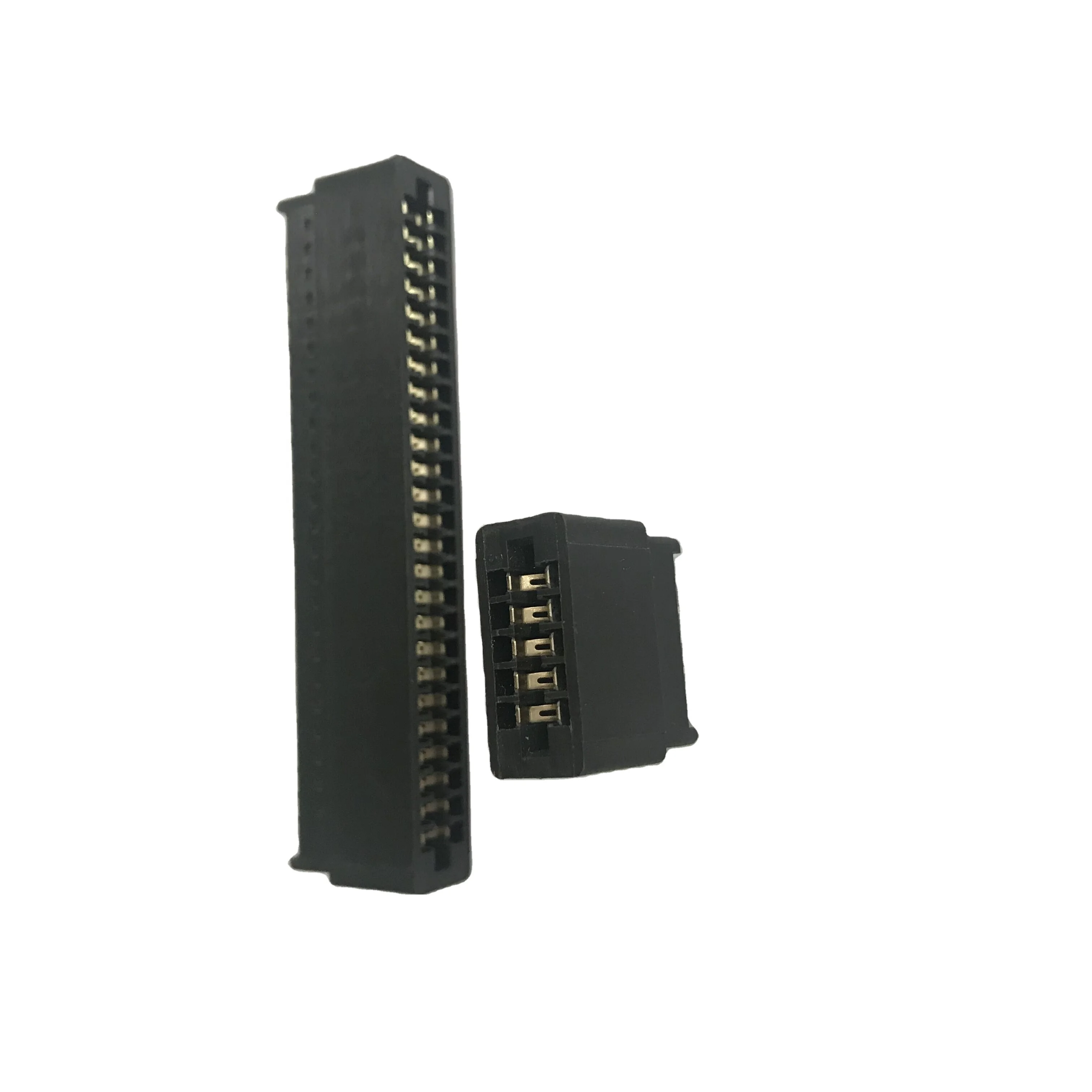 
Pitch 2.54mm SLOT socket 180 degree SMT/DIP Right angle /straight angle Black PBT 
