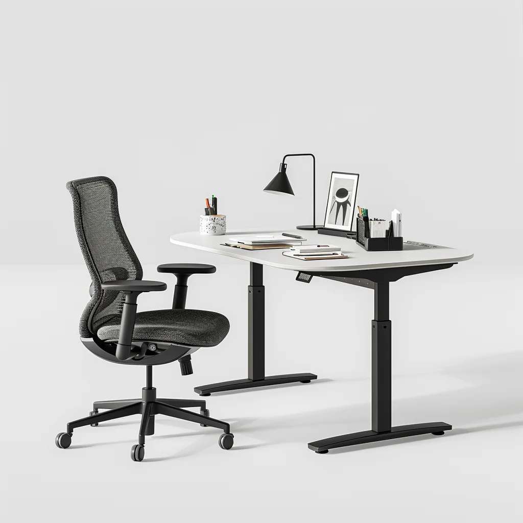 Direct Sales High Quality Promotional Office Table Height Adjustable Desks Computer Game Electric table Home Furniture Modern