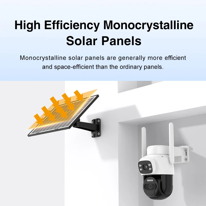 Vstarcam CB622DR-C HD 3MP IP66 outdoor Audio Night Vision Human Tracking AOV low power Consumption 4G Wifi PTZ Solar CCTV Camera