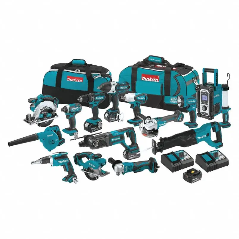 BUY 2 GET 1 FREE ORIGINAL Makitas LXT 1500 18-Volt LXT Lithium-lon Cord - less 15-Piece Combo Kit