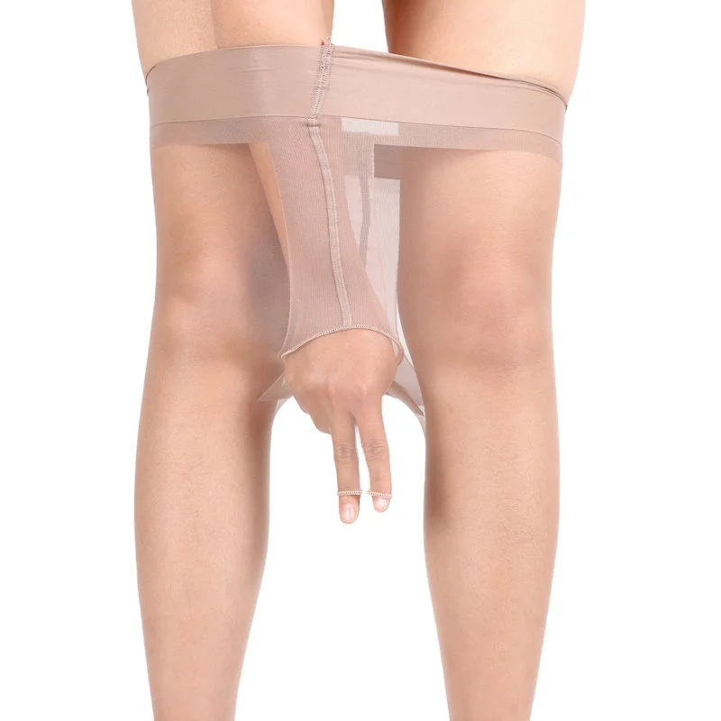 Mens pantyhose shiny sexy thin big plus size tights