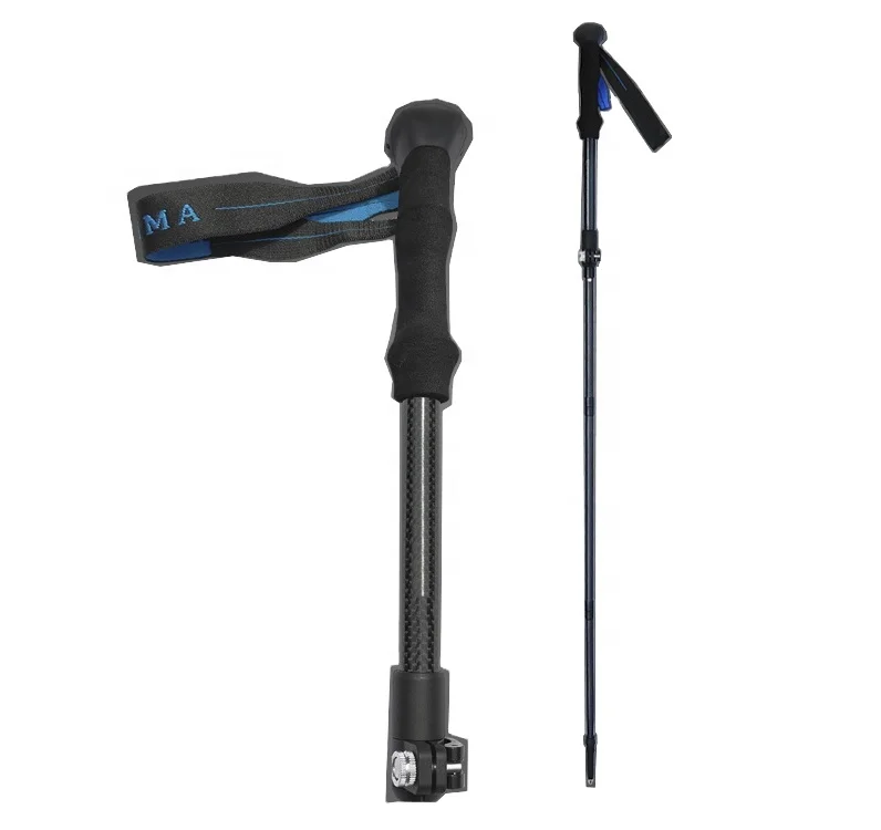 Manufacturers Customized Light weight High Quality Outdoor carbon fiber aluminium wholesale ski poles