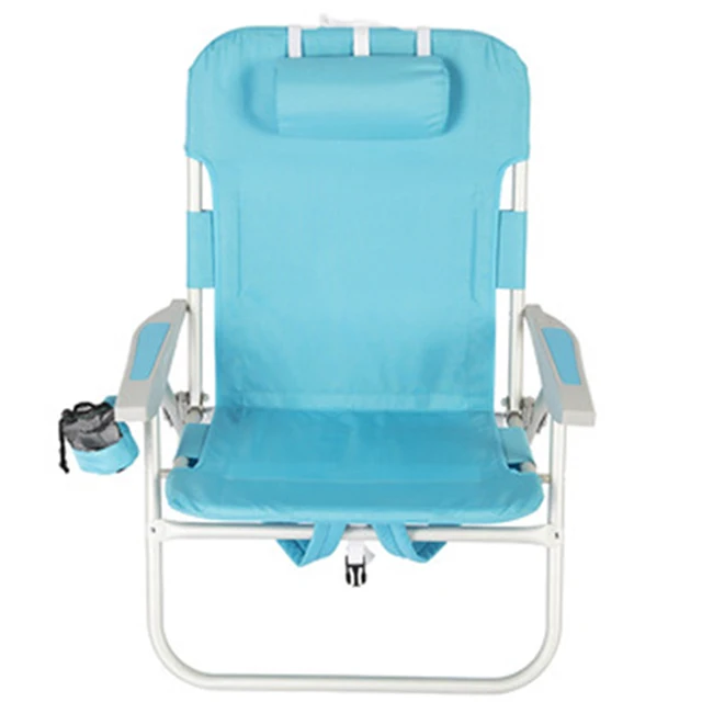 Portable backpack aluminum folding beach camping chair for outdoor