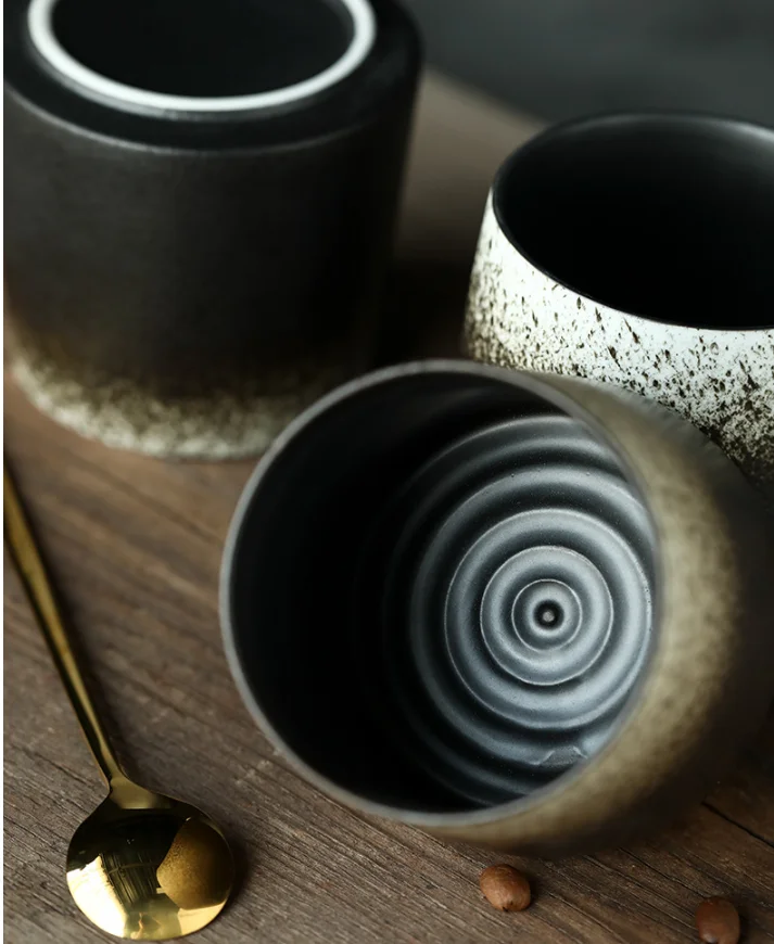 Ceramic Cup Handmade 350ml Earthenware Coffee Mug Ceramic Coffee Cup