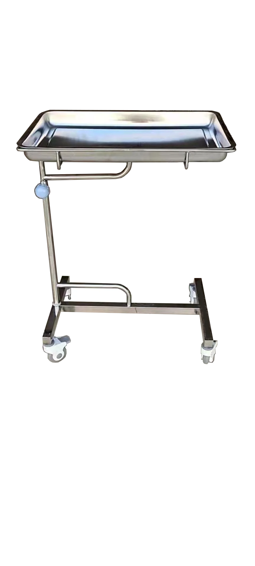 YFQ022 Stainless Steel Adjustable Height Surgical Mayo Table Hospital Tro Mayo Table