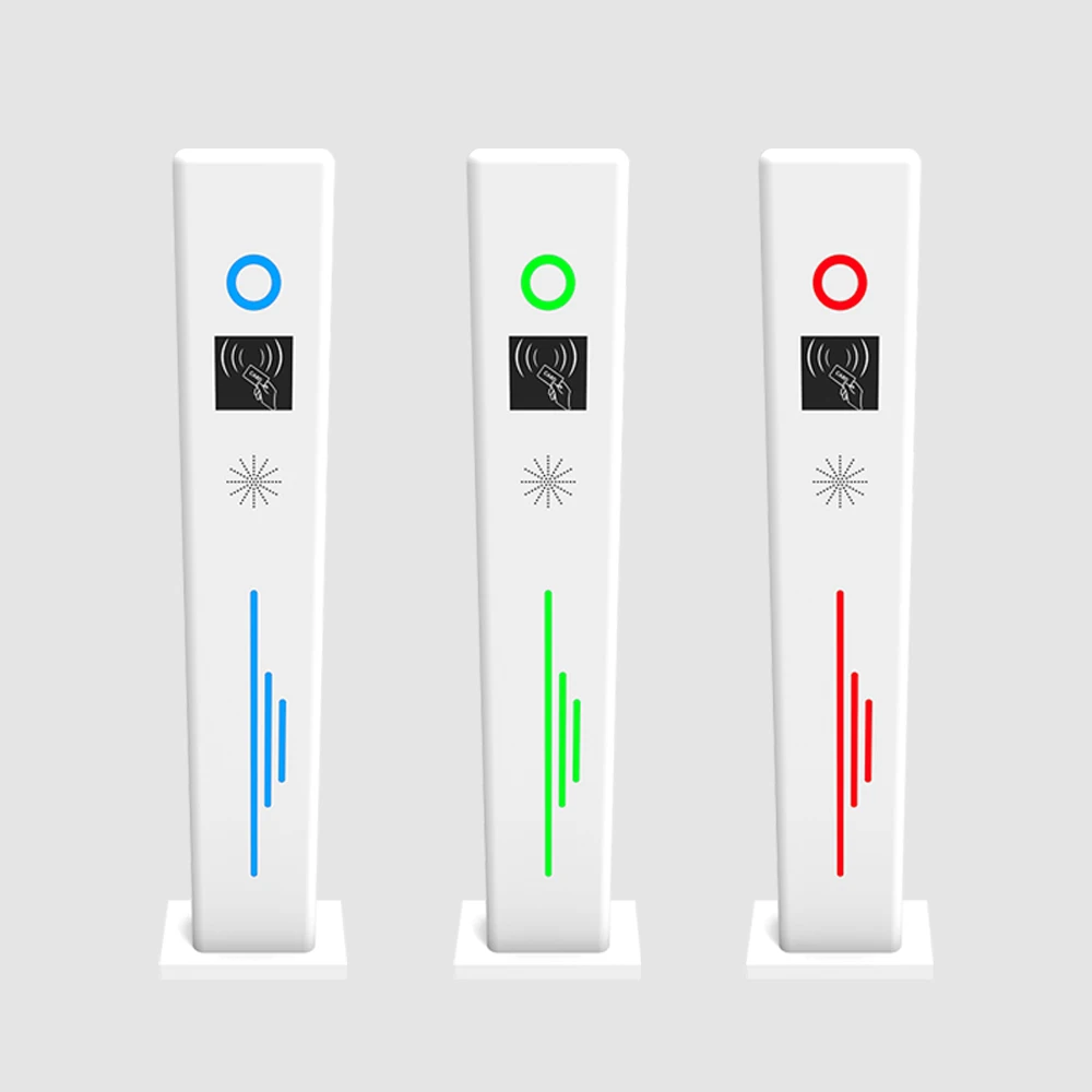 Car Parking Solution Boom barrier gate RFID Card Reading Column