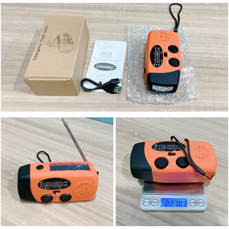 Hot Sale Dynamo Lantern Radio Portable Hand Crank Camping Lantern Solar Radio and Flashlight with Power Bank