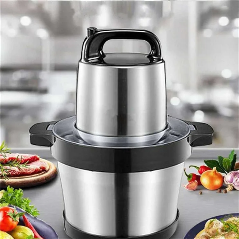 2024 Top sell factory price wholesale copper or aluminum electric 6l meat grinder meat mincer fufu pounding machine