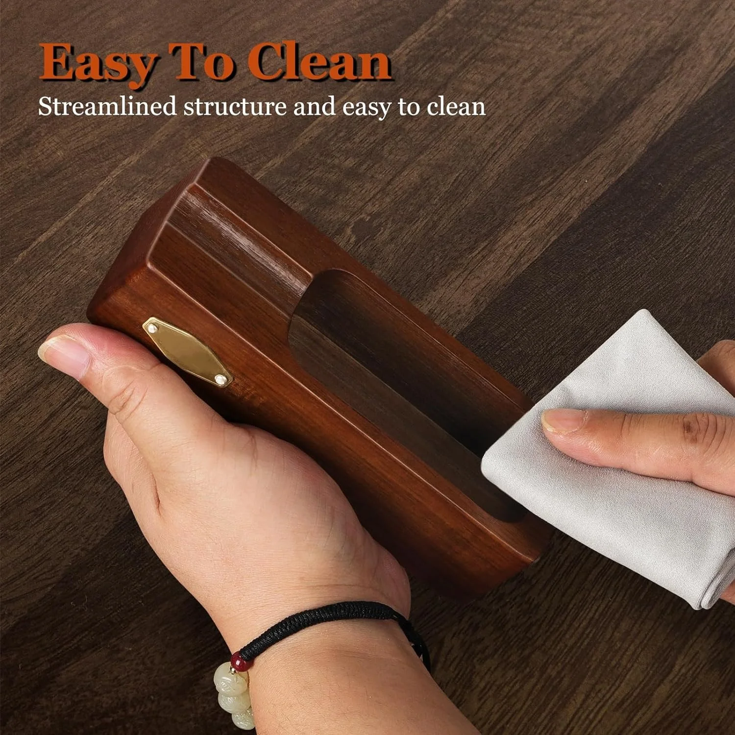 Combohome Modern Design Handmade Wood Cigar Ashtray  Luxury Ashtray For Smoking Accessories