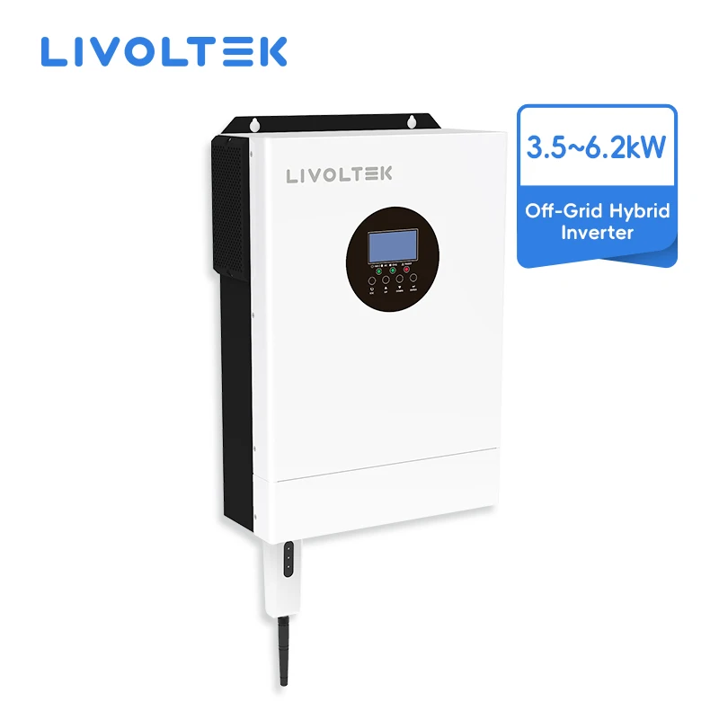 LIVOLTEK Off Gird inverter 3kw 6kw Smart App Monitoring Pure Sine Wave 24V 48V Inverter with MPPT Charger for House Use