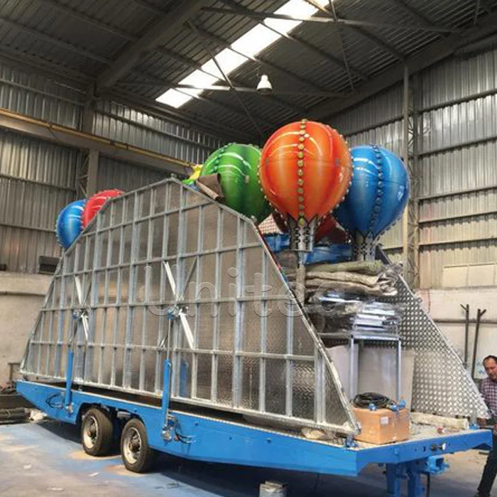 Portable funfair rides trailer samba ball rides for sale
