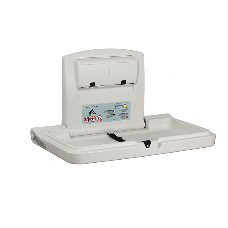 Good Quality Plastic Public Restroom Baby Changing Station Table For Public Restroom