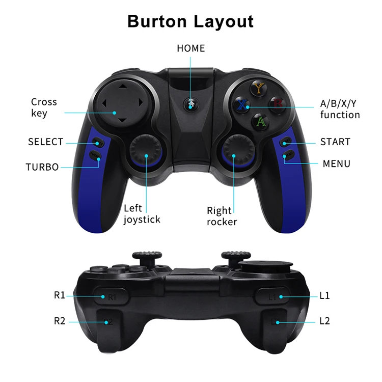 M8 Wireless Game Controller Color Joystick Trigger Joysticks Game Controllers Mobile Game Controller