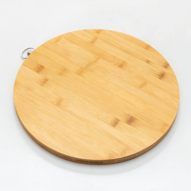chinese modern Round bulk food grade vegetable bamboo cutting board for kitchen