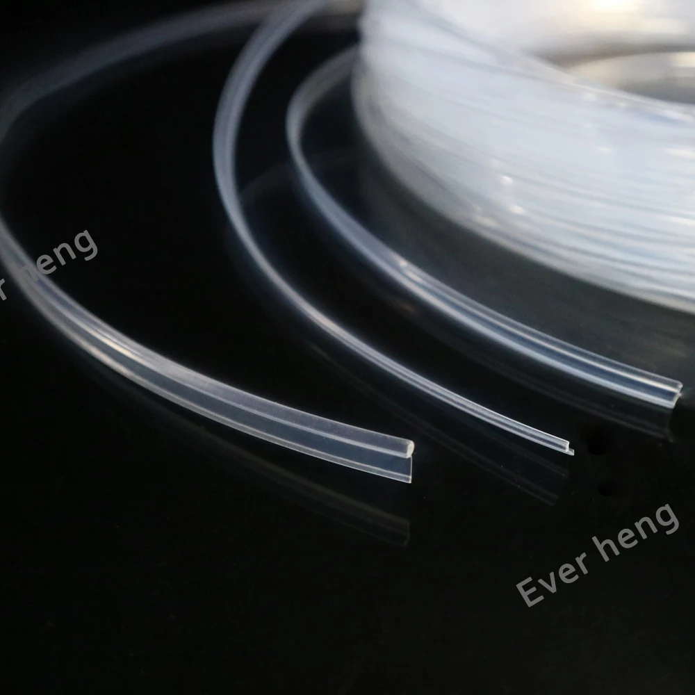 New Super Bright 3mm Plastic Side Glow optical Fiber with Flat Side Skirt For Car lighting Decoration