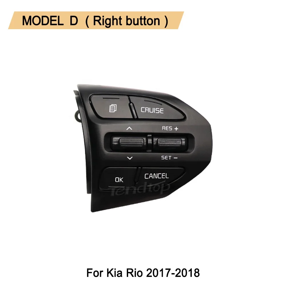 Hot sales Steering Wheel Control Button For KIA K2 RIO RIO X LINE Multifunction Audio Phone Cruise Control Volume Switch