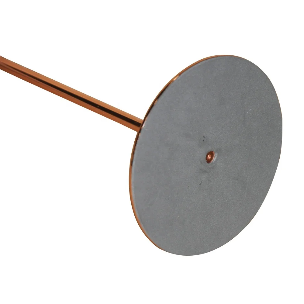 Custom High Quality Copper Plating Stainless Steel Hat Display Stand