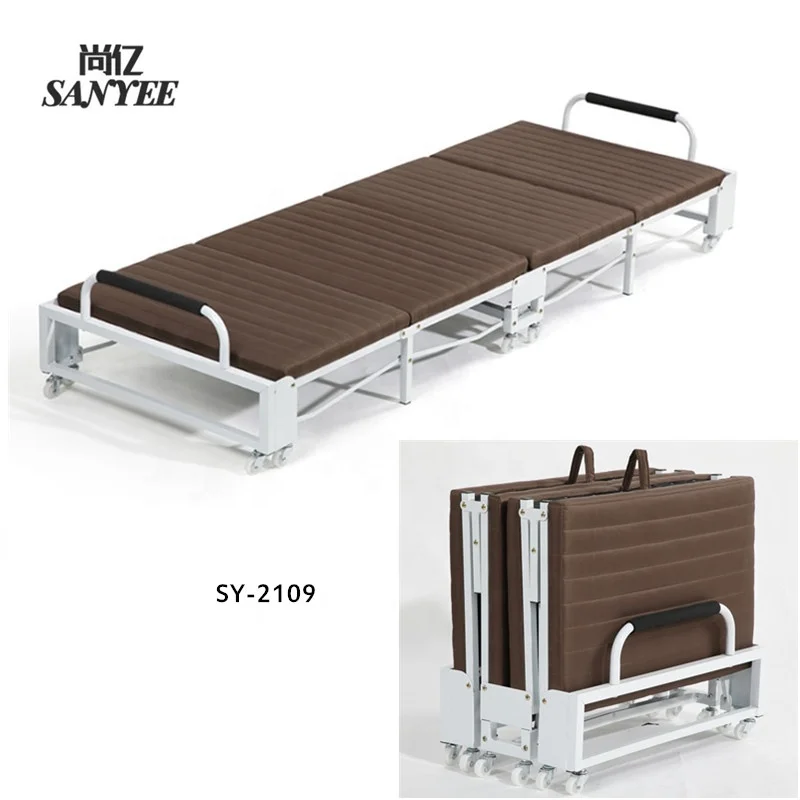 SY-2109  Metal Folding bed Office furniture lunch break bed for office lunch nap