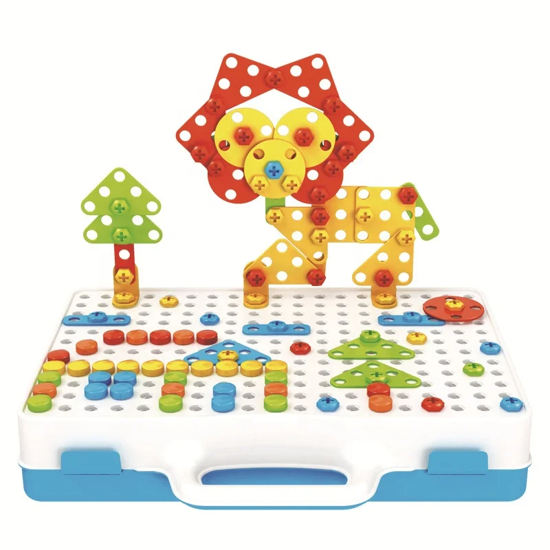 2024 Hot Sale DIY Toy Magic Cube Mosaic Puzzle Toys Kids Educational 3D Puzzles For Kids