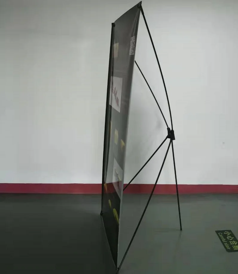 
Low cost carbon fiber X banner stand 