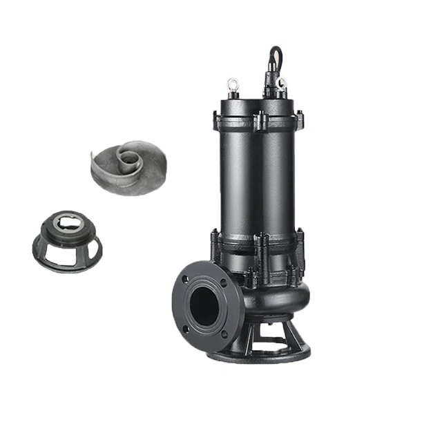 sharp blade cut 5 hp submersible water pump WQ Series Sewage Submersible Cutter Pump