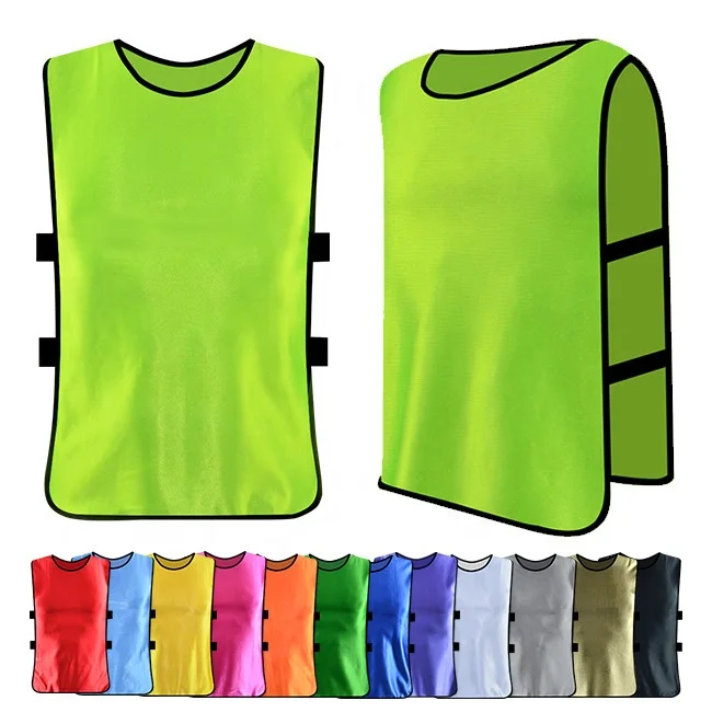 Quick dry breathable team vest football vest kids soccer bibs training vest scrimmage jerseys