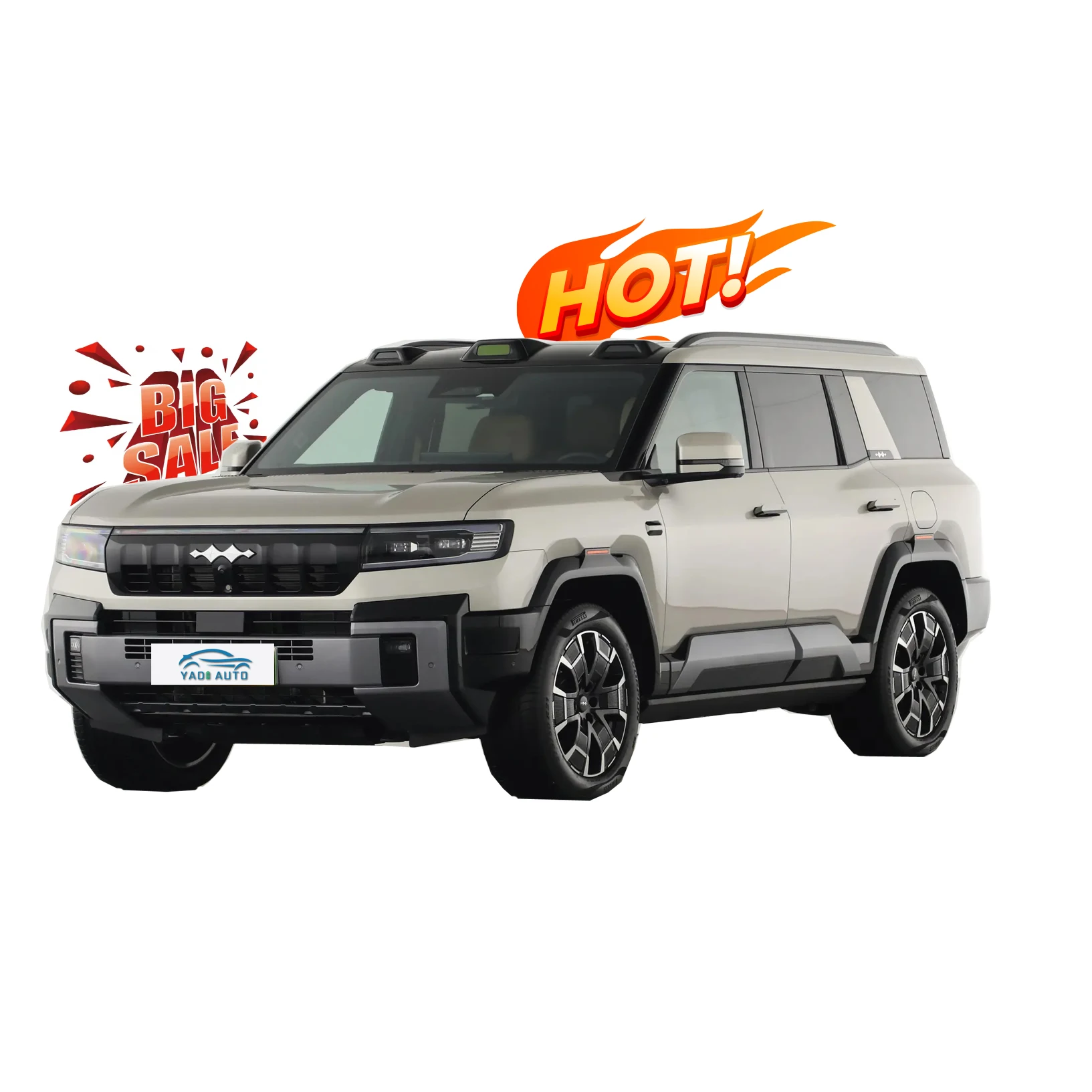 Prepayment Chinese Electric Vehicle Formula Equation Leopard 8  BYD Leopard Bao 8 good Performance PHEV 5-door 6/7-seater SUV