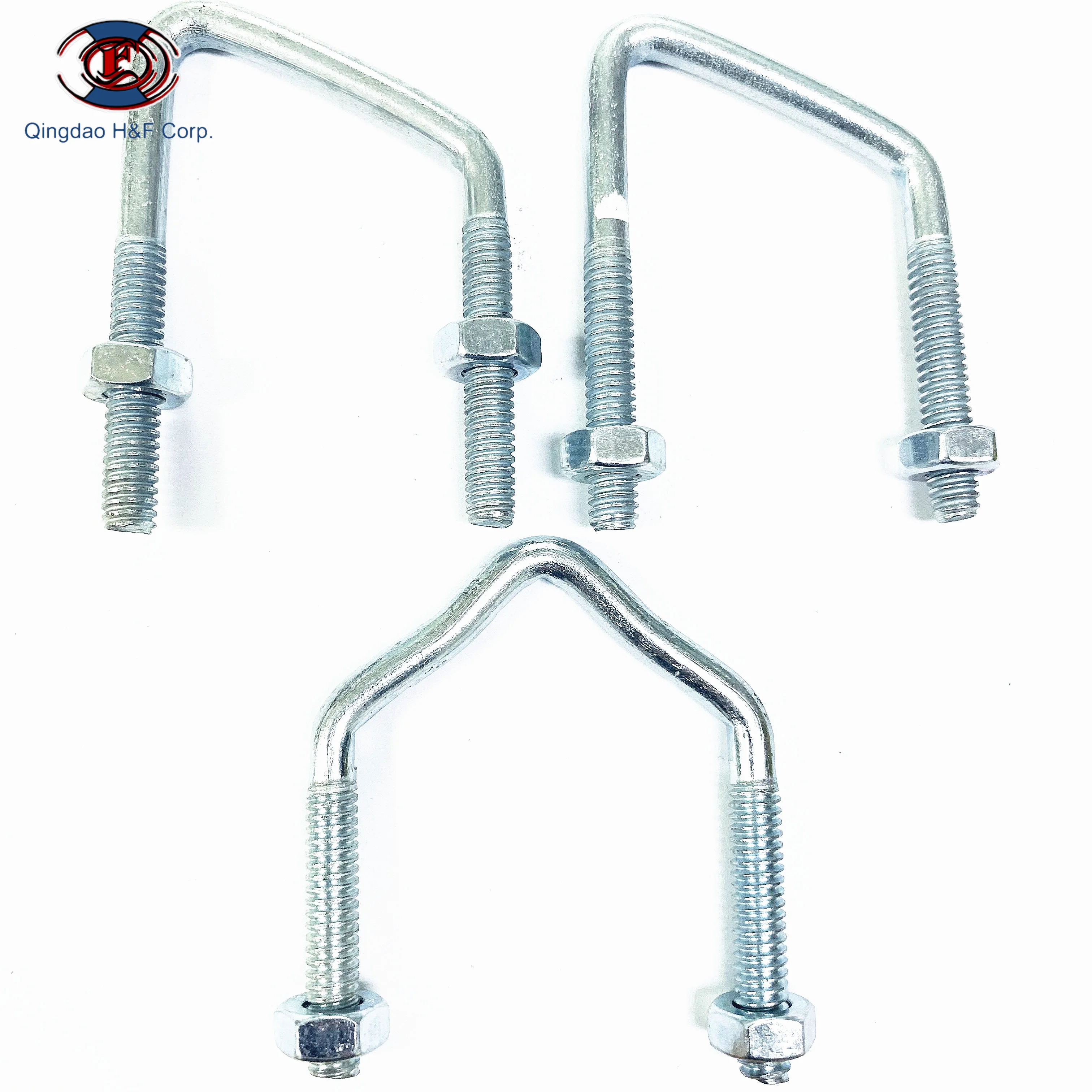M3 M4 M5 M6 M8 болт прицепа A2 квадратный U-образный из нержавеющей стали для крыши трубы