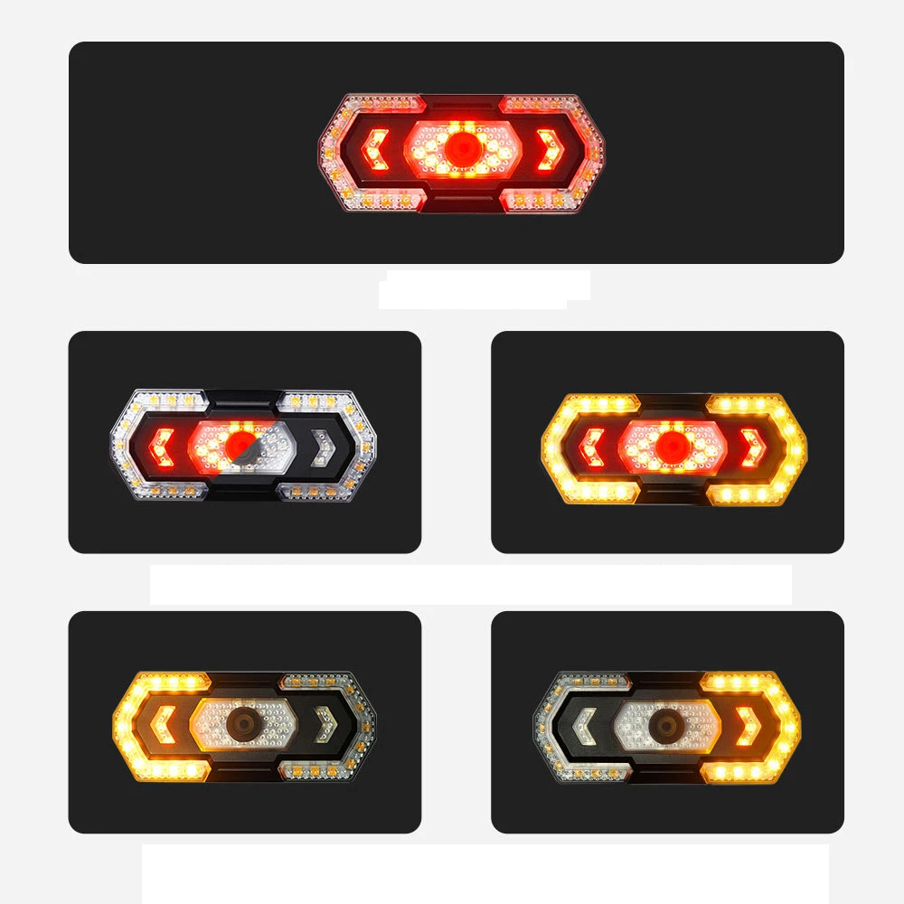 SY101 Wholesale Price IP65 Waterproof Brake Wireless led bike tail light with indicator Bicycle Tail Light USB Rechargeable