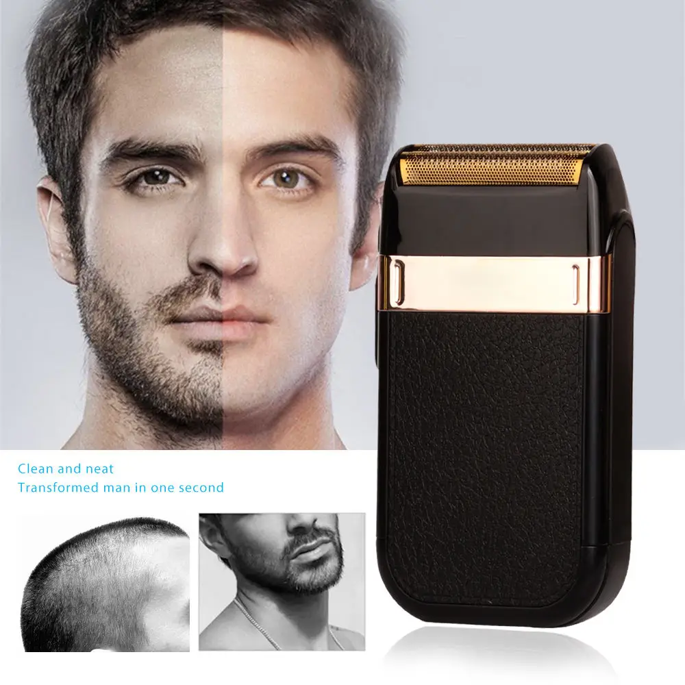 KEMEI KM-2024 Electric Foil Shaver Beard Trimmer Metal Rechargeable Foil Shaver Barber Machine Trimmer Razor