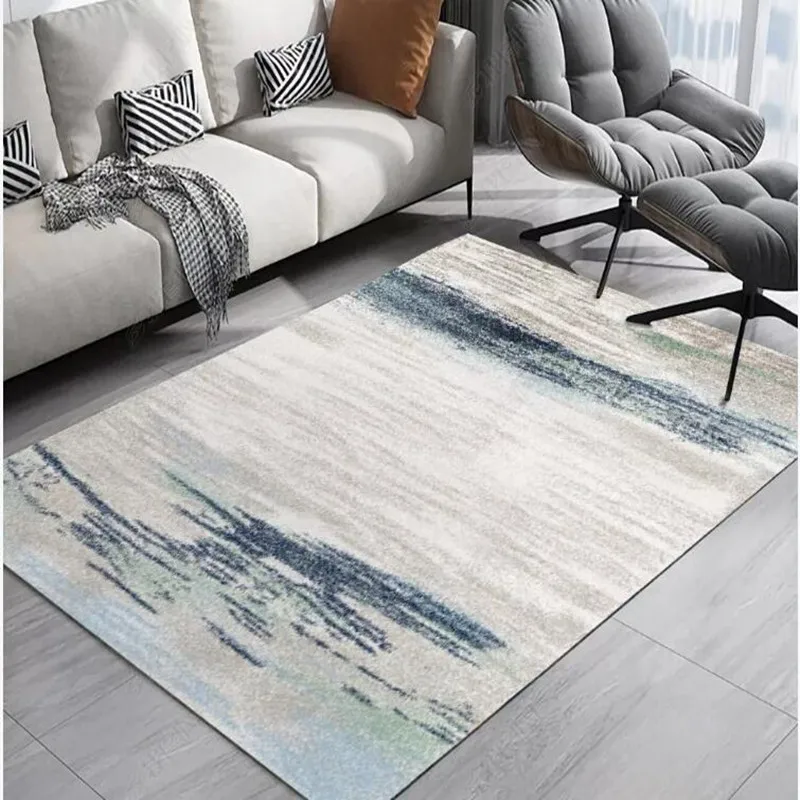 High quality crystal velvet 3D printed geometric pattern modern carpet 3D painted rugs