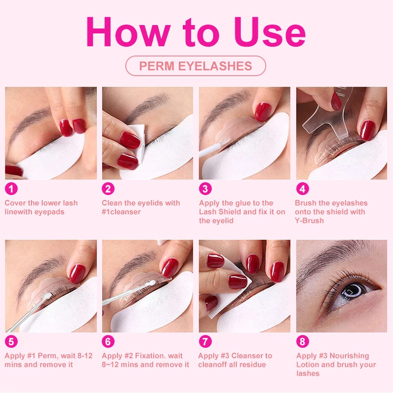 Professional Eyelash Lift Kit Eyelash Extension Kit Long Lasting Wave Lash Curling for Home or Salon Use