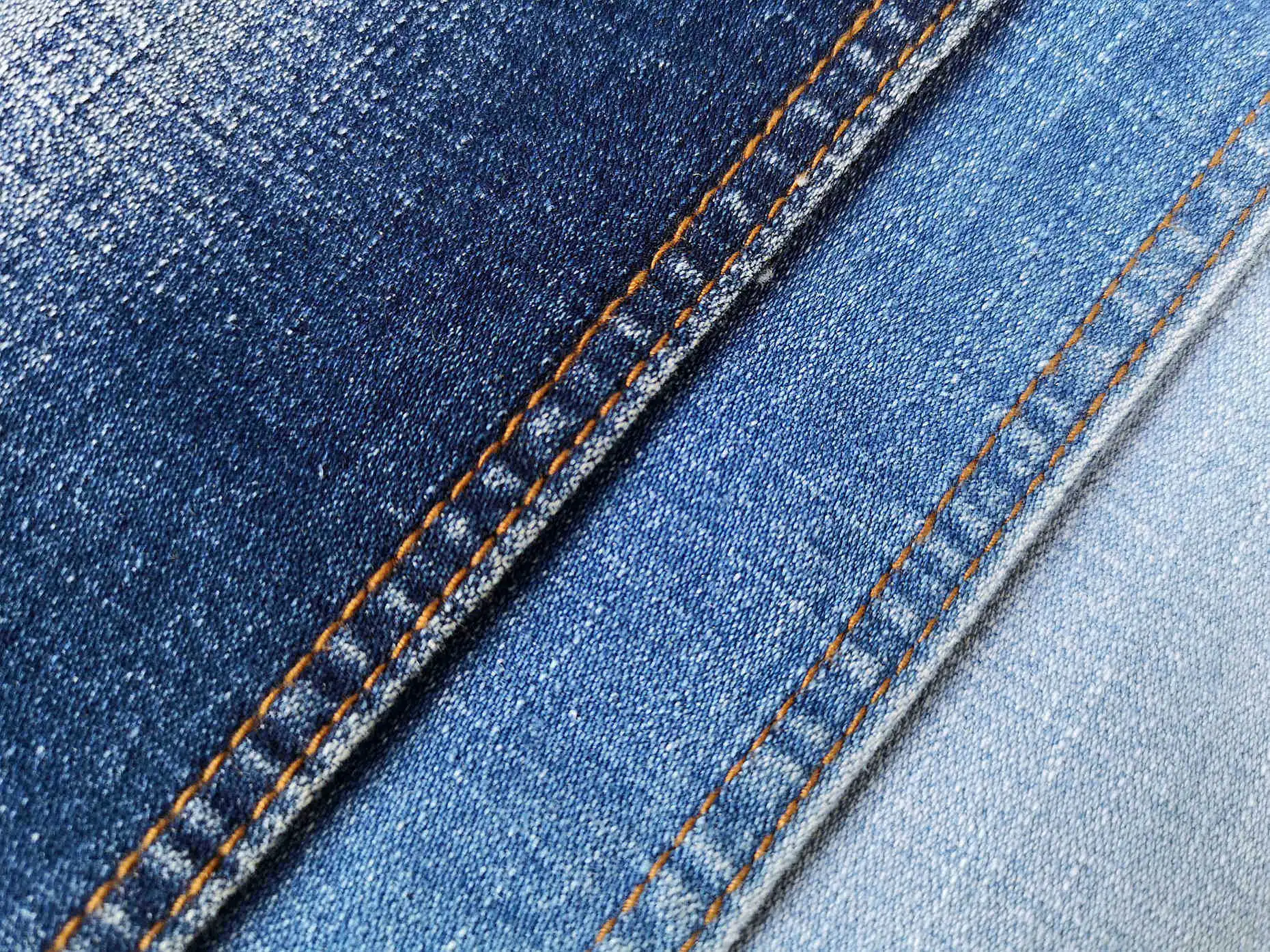 KB209 Comfortable stretch polyester spandex slub cotton crosshatch rolls of jean denim fabric in China