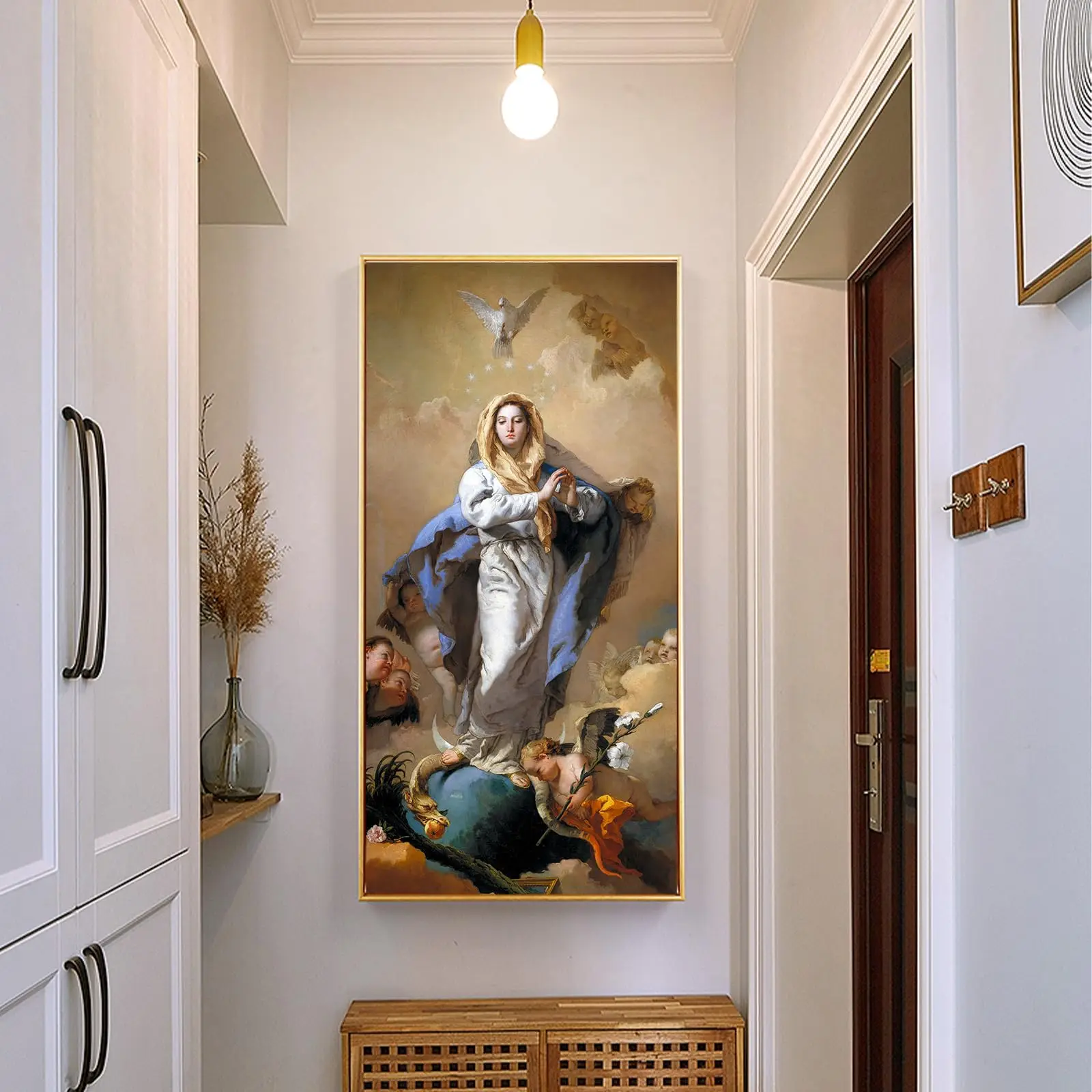 A Retreat on The Immaculate Conception Custom Handpainted Portrait Oil Painting NUDE painting
