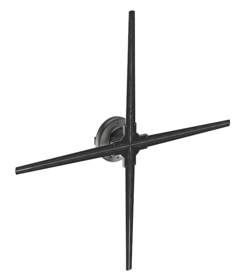 
2 4 лопасти 30 42 100 см WIFI управление Android 3D вентилятор голограмма рекламная машина 3D Голографическая голограмма светодиодный вентилятор 