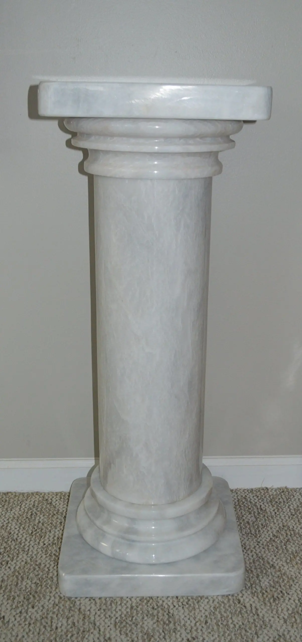China square round white beige black marble columns pillars prices