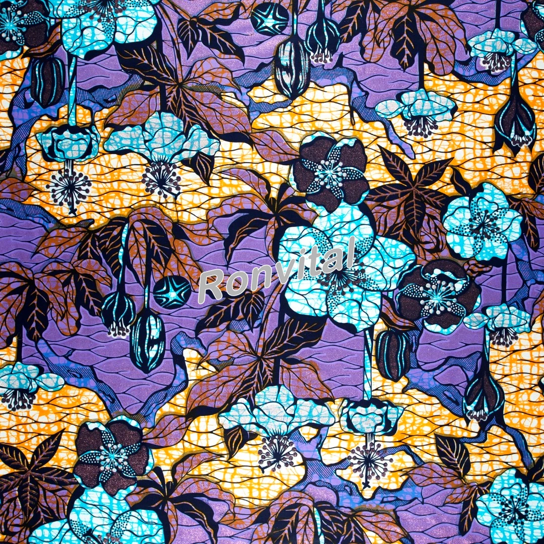 Custom woodine fabric /Made to order veritable real wax fabric /Custom wax print fabric