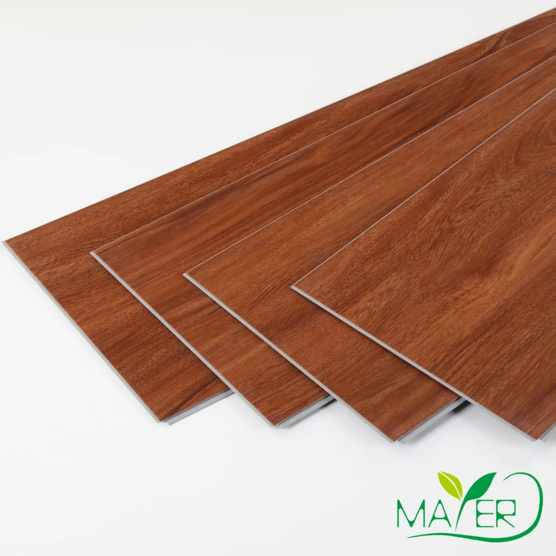 Customized Waterproof 5mm SPC Flooring Plastic Flooring No Glue Needed to Install 0.5mm Wear Layer