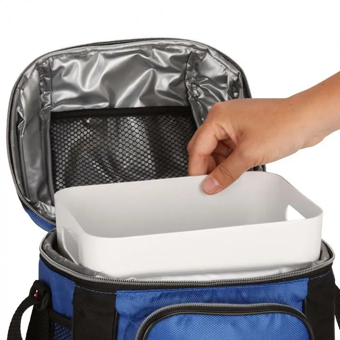 new style fashion  waterproof  big large  ice  cube cooler bag with wheel trolley handle